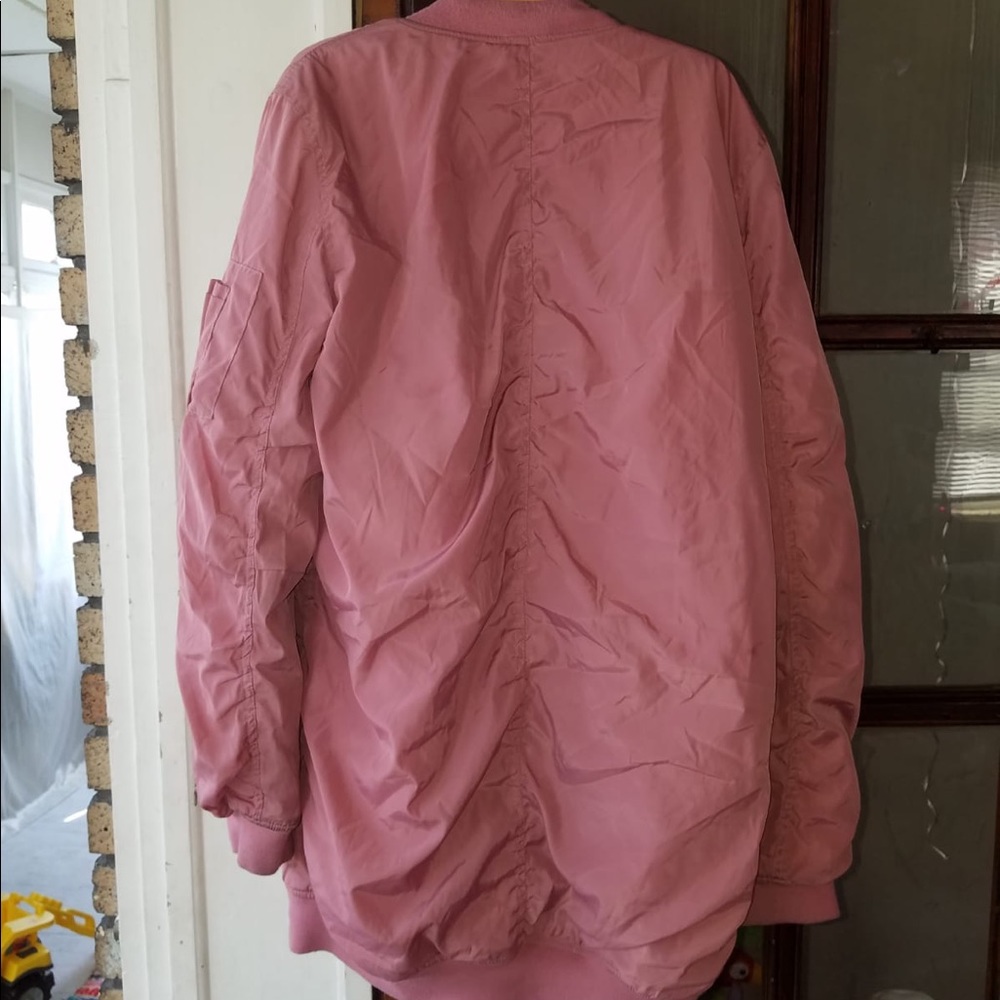 long bomber jacket